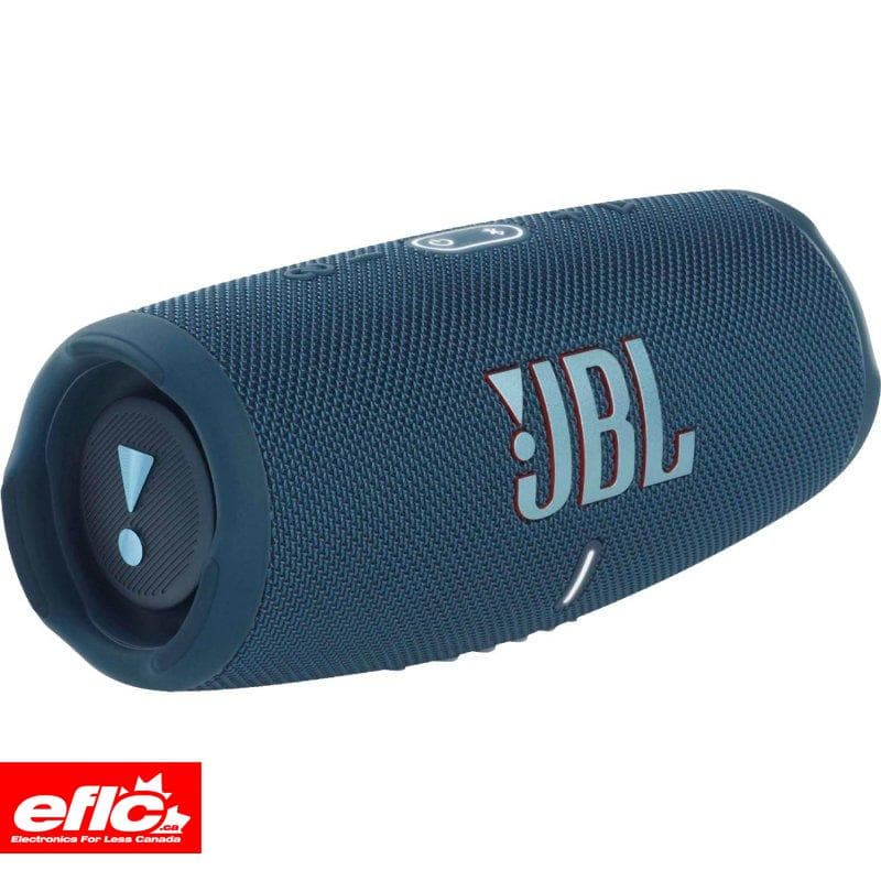 JBL Charge 5 Portable Bluetooth Waterproof Speaker BLUE chez Electronics For Less