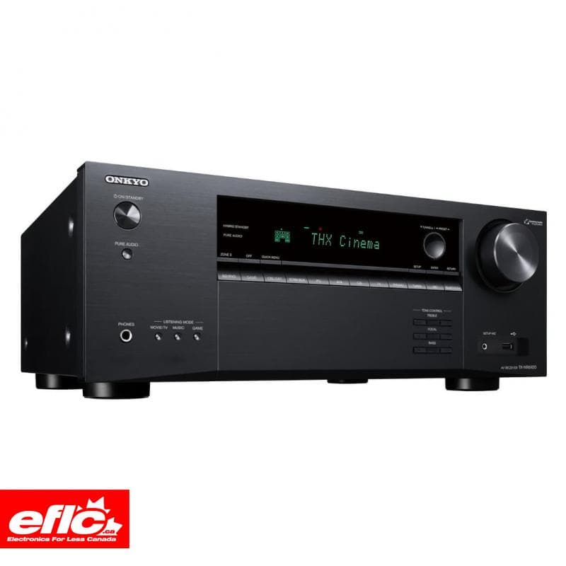Onkyo TX-NR6100 7.2.2 Channel Network Receiver w eARC chez Electronics For Less