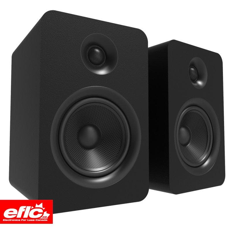 Kanto Yu Passive 5.25" Bookshelf Enceintes W/ 1" Silk Dome Tweeter (pair) Black chez Electronics For Less