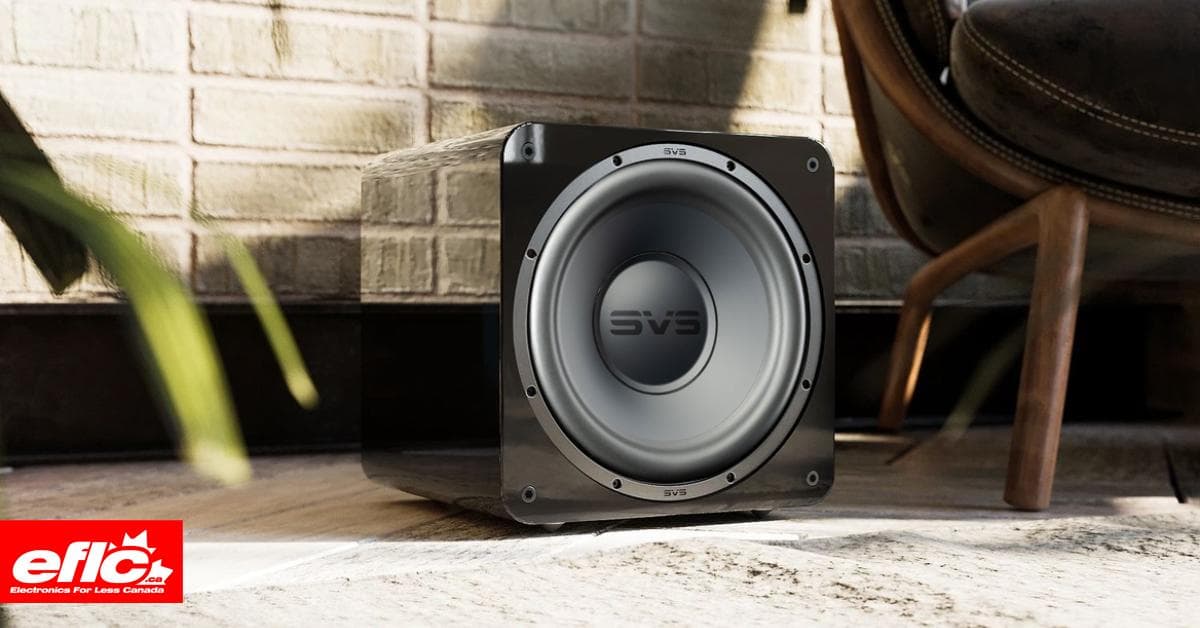 SVS SB 1000 PRO Subwoofer PIANO BLACK chez Electronics For Less