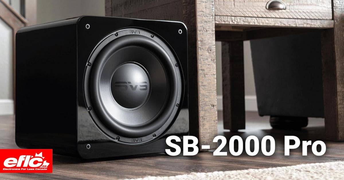 SVS SB-2000 PRO 12-Inch Sealed Box Subwoofer w Sledge STA-550D Amp BLACK PIANO chez Electronics For Less