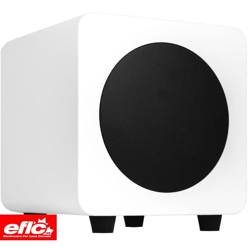 Kanto SUB6MW Active Subwoofer with RCA Cable MATTE WHITE chez Electronics For Less