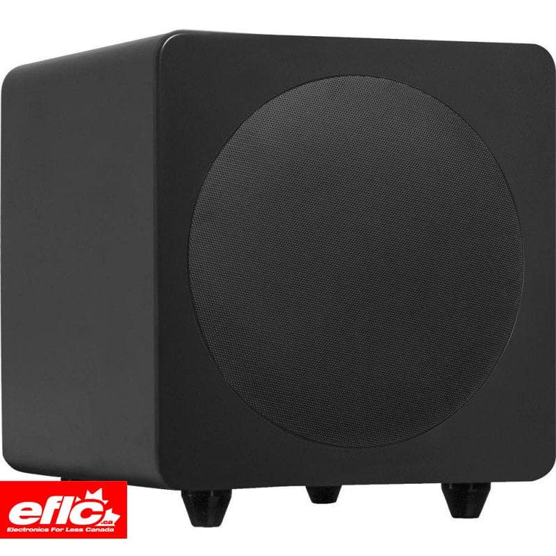 Kanto SUB8MB 8-Inch Active Subwoofer MATTE BLACK chez Electronics For Less