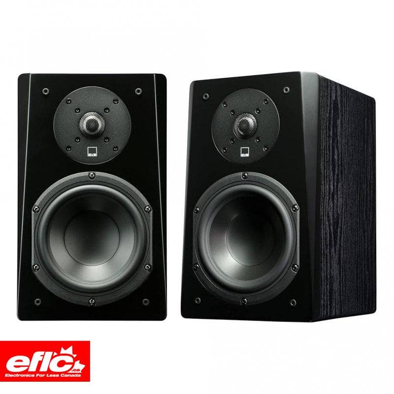 SVS 'Prime Bookshelf' Bookshelf Loudspeaker BLACK ASH (Pair) chez Electronics For Less