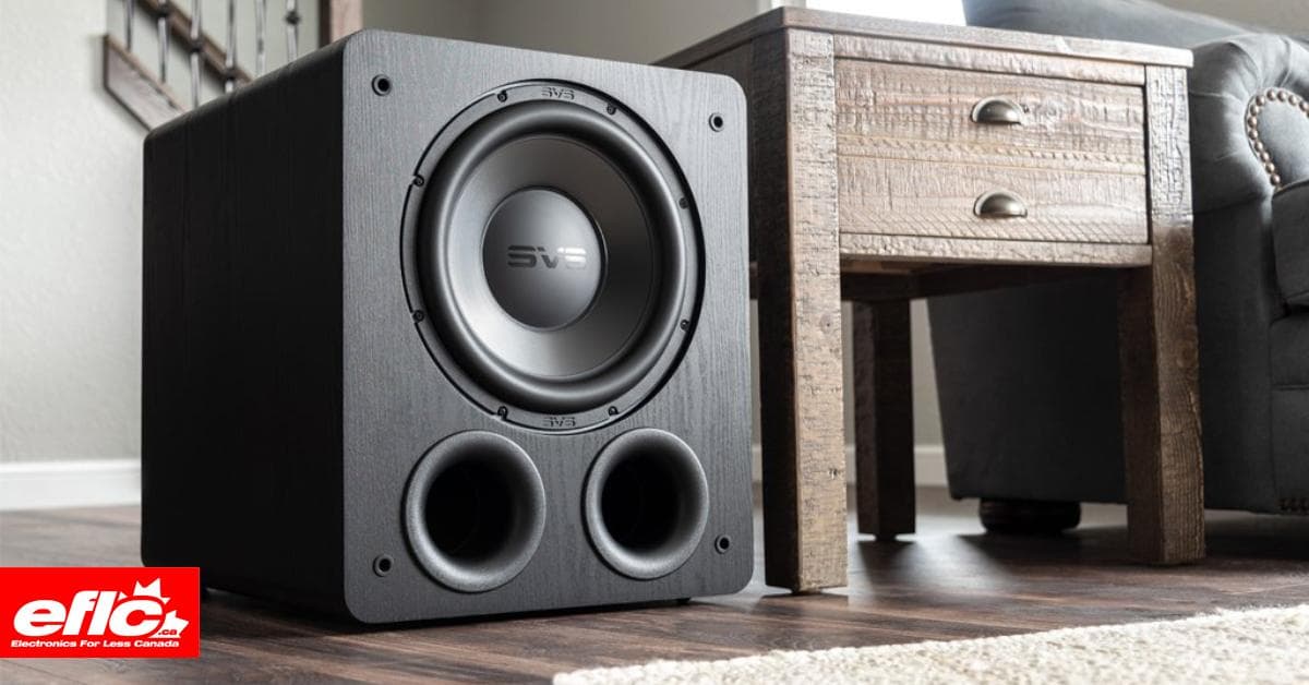 SVS PB-3000 13-inch Ported 800 watts RMS Subwoofer BLACK ASH chez Electronics For Less